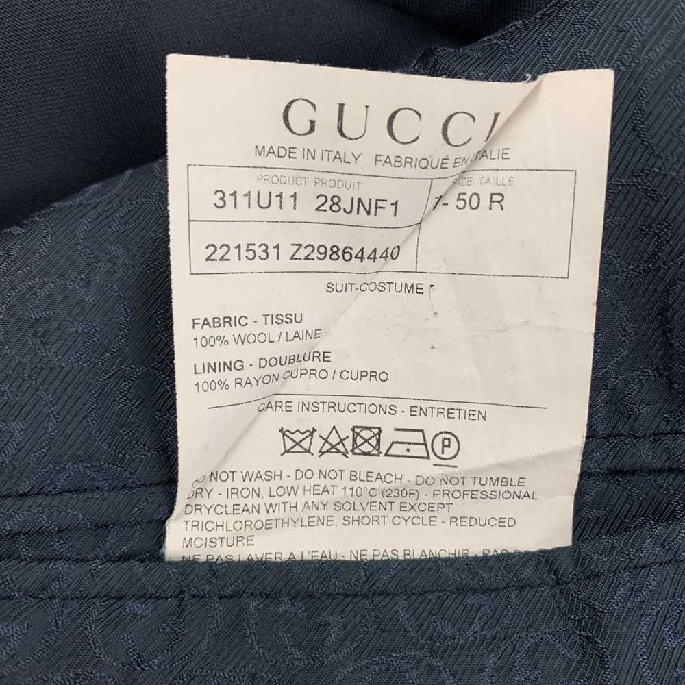 Gucci Navy Wool Single Breasted Sport Coat - image 5