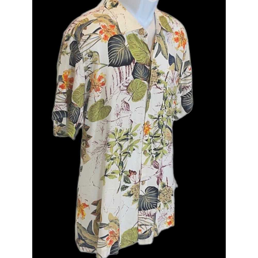 Vintage Men's Princess Cruises Floral Leaves Hawa… - image 1