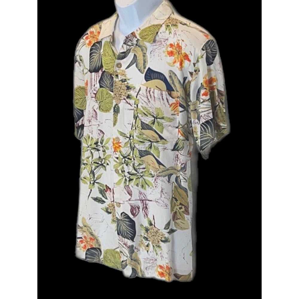 Vintage Men's Princess Cruises Floral Leaves Hawa… - image 2