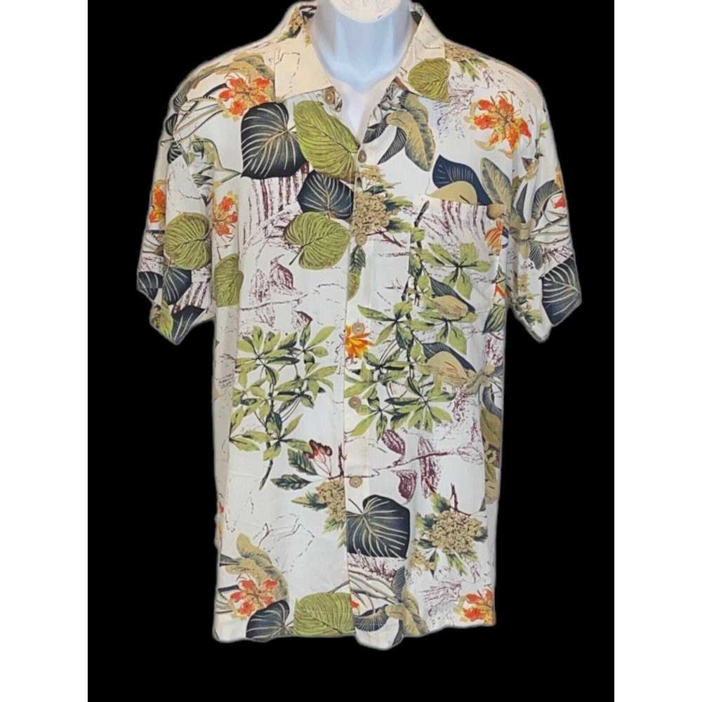 Vintage Men's Princess Cruises Floral Leaves Hawa… - image 3