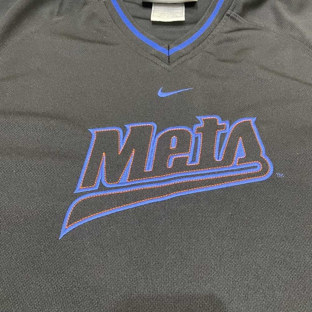 MLB × Nike Vintage Nike Mets Mesh Jersey - image 3