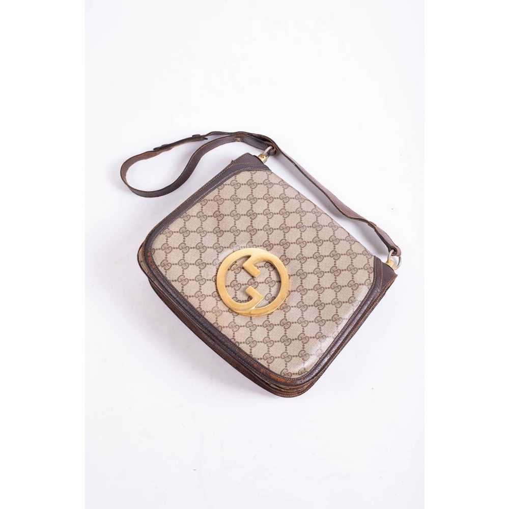 Gucci Rare 1970s GUCCI Monogram Blondie Bag in Br… - image 2