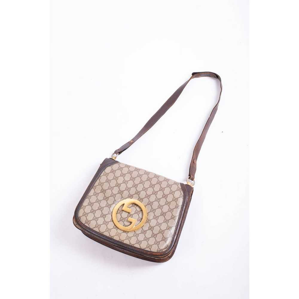 Gucci Rare 1970s GUCCI Monogram Blondie Bag in Br… - image 6