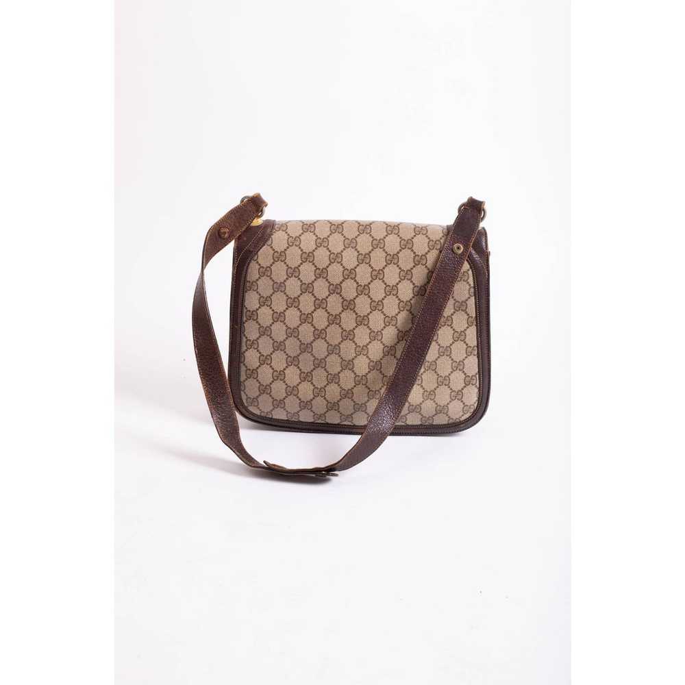 Gucci Rare 1970s GUCCI Monogram Blondie Bag in Br… - image 7