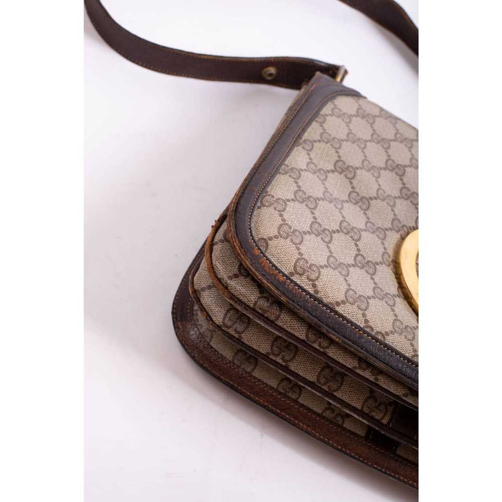 Gucci Rare 1970s GUCCI Monogram Blondie Bag in Br… - image 9