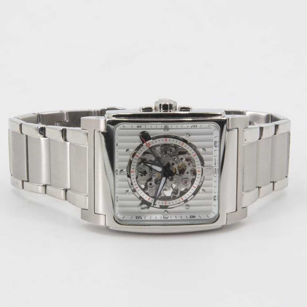 Bulova Chrome Silver Men's White Dial C877602 Wat… - image 5