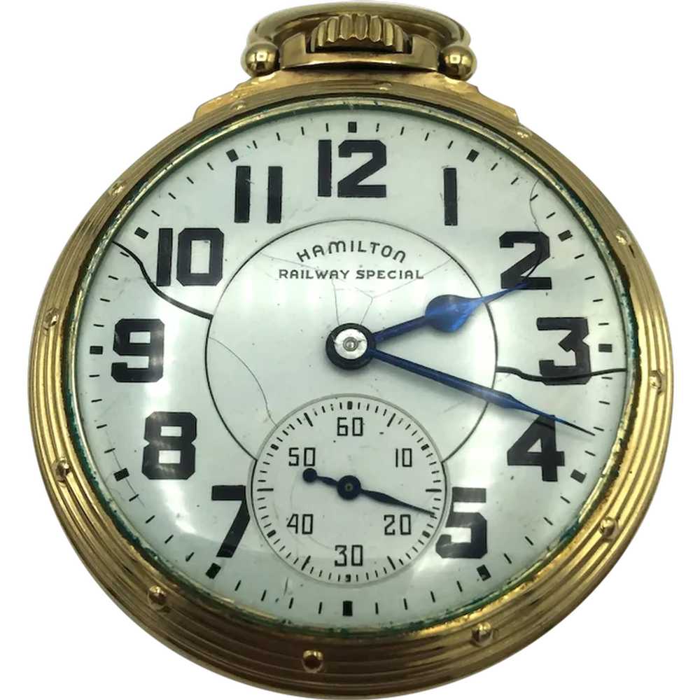 Hamilton 992B Railway Special Pocket Watch - image 1