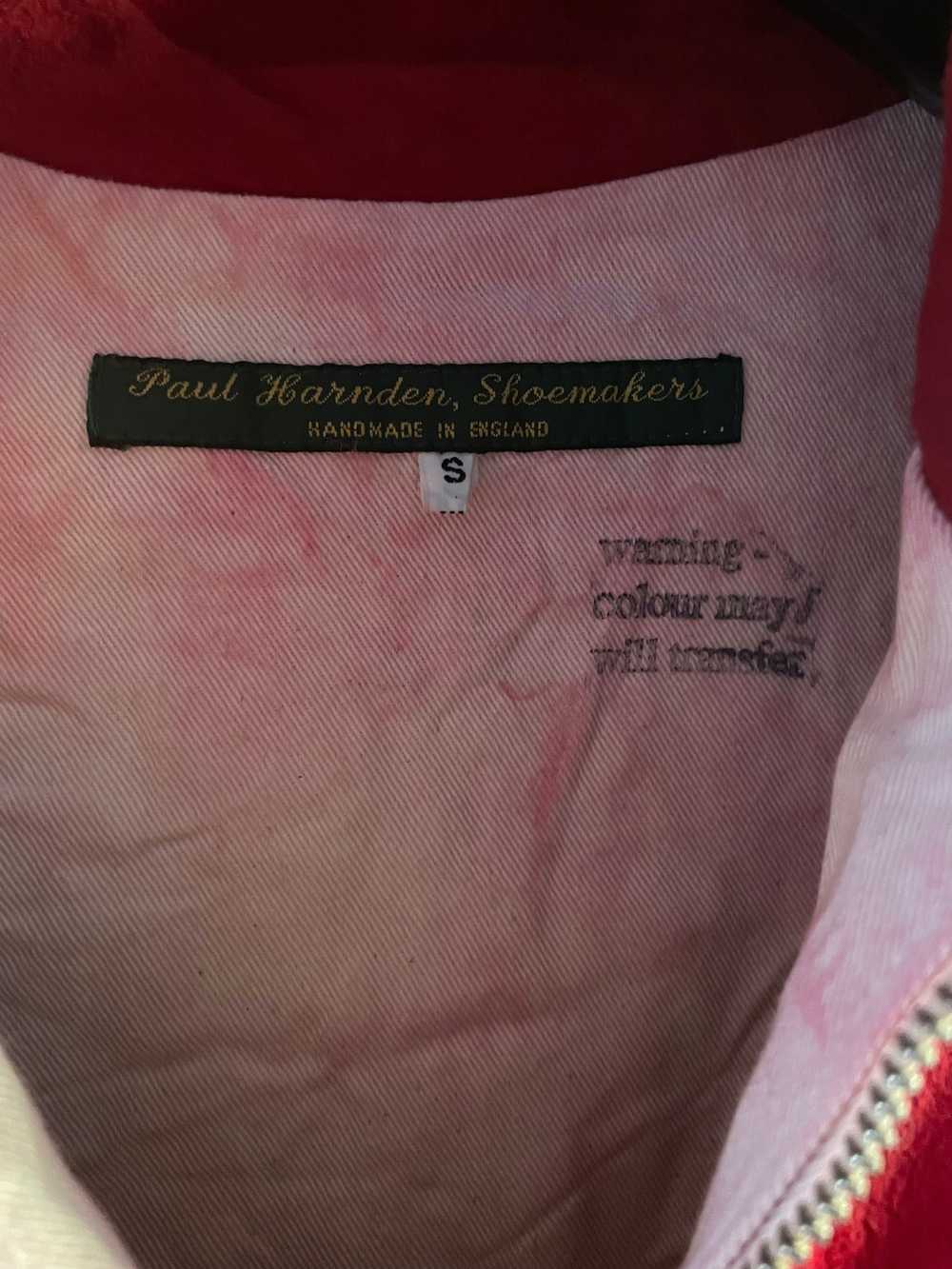 Paul Harnden Shoemakers RED Suede leather Jerkin … - image 6