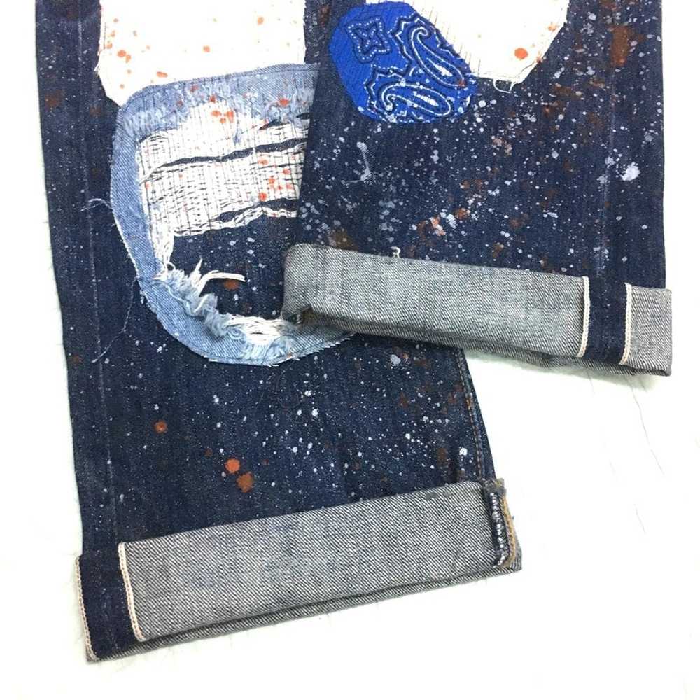 Art × Custom × Levi's RARE! Patchwork and Painted… - image 7