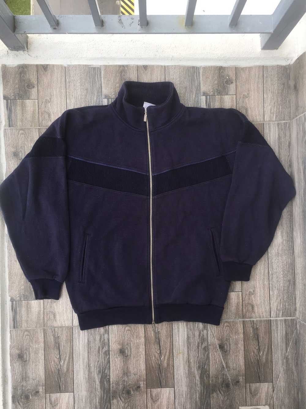 Descente × Ncaa × Vintage Ncaa Sweater Jacket Spe… - image 1