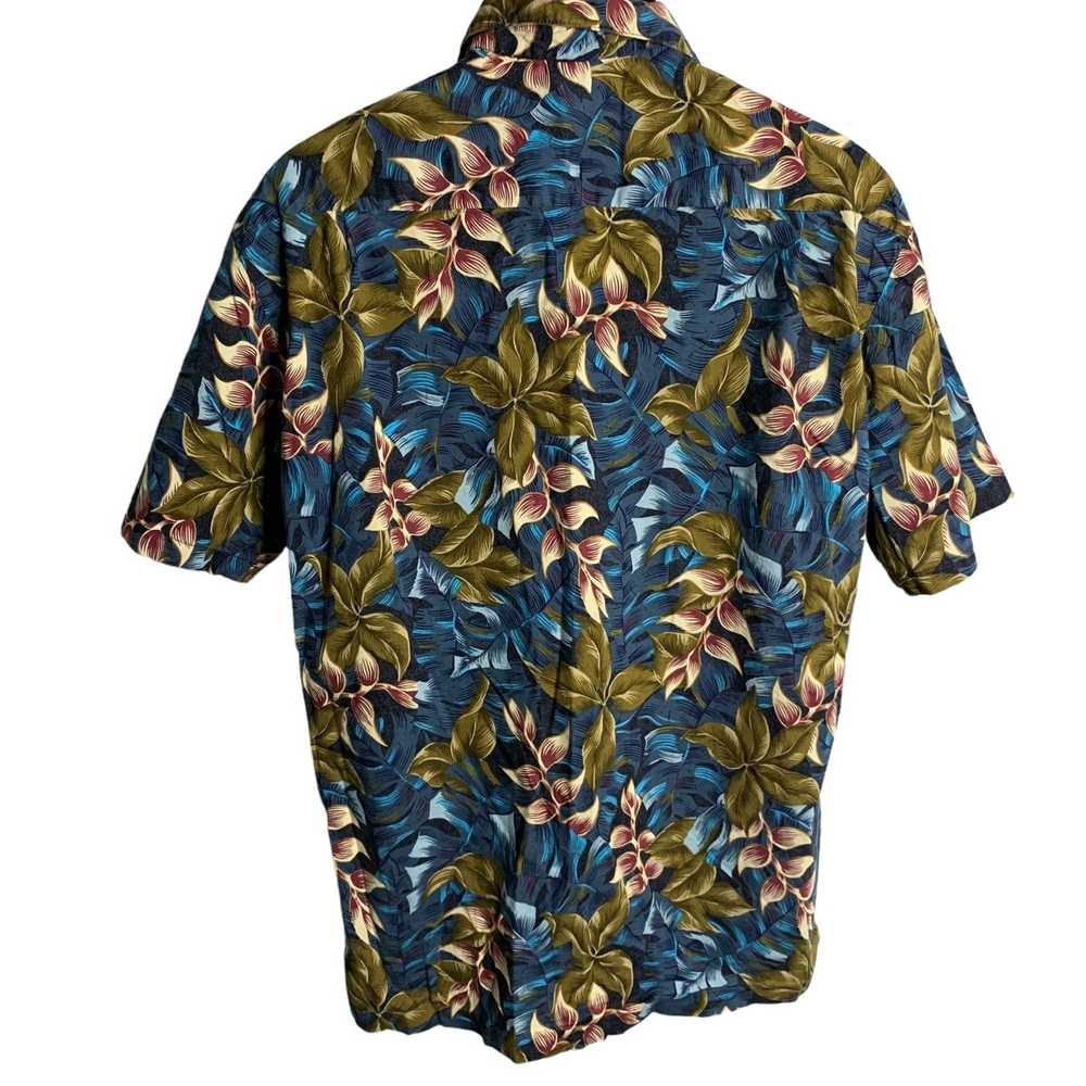 Hawaii Blues Vintage 90s Button Up Hawaiian Shirt… - image 4