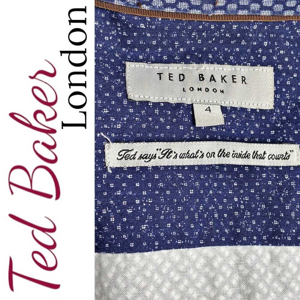 Ted Baker TED BAKER LONDON 100% Cotton Button Dow… - image 6
