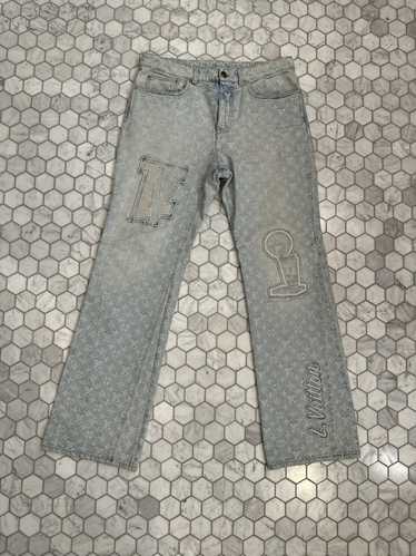 Louis Vuitton 2010s Gradient Wash Denim Jeans · INTO