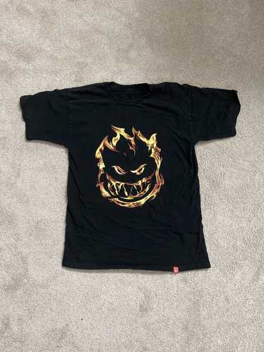 Spitfire Spitfire big head flame tee black