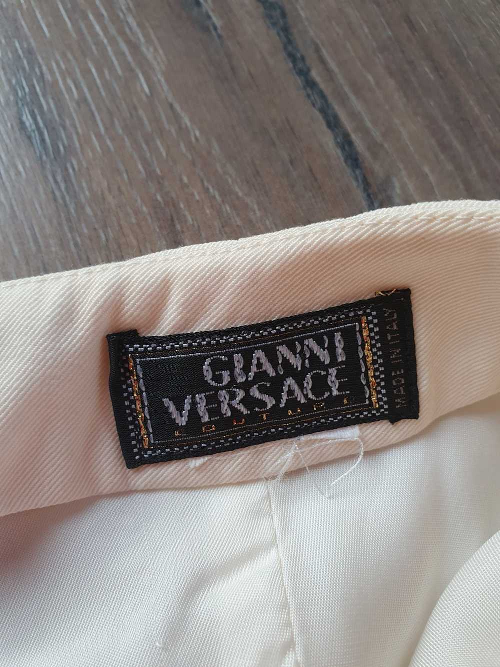 Gianni Versace Gianni Versace beige vintage pants… - image 2