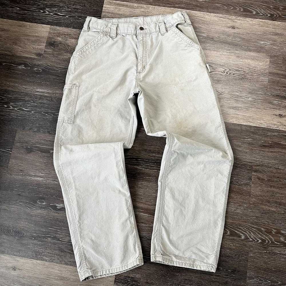 Carhartt carhartt cream work pants - image 1