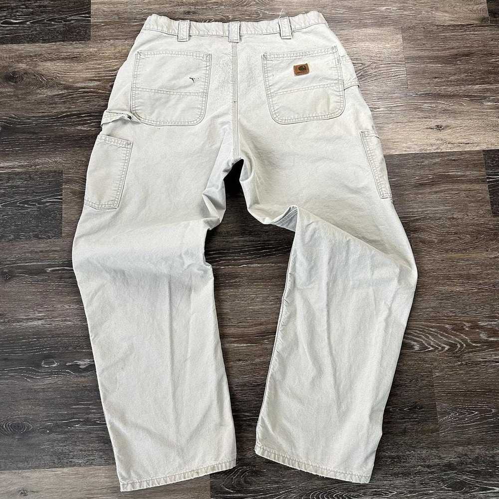 Carhartt carhartt cream work pants - image 2