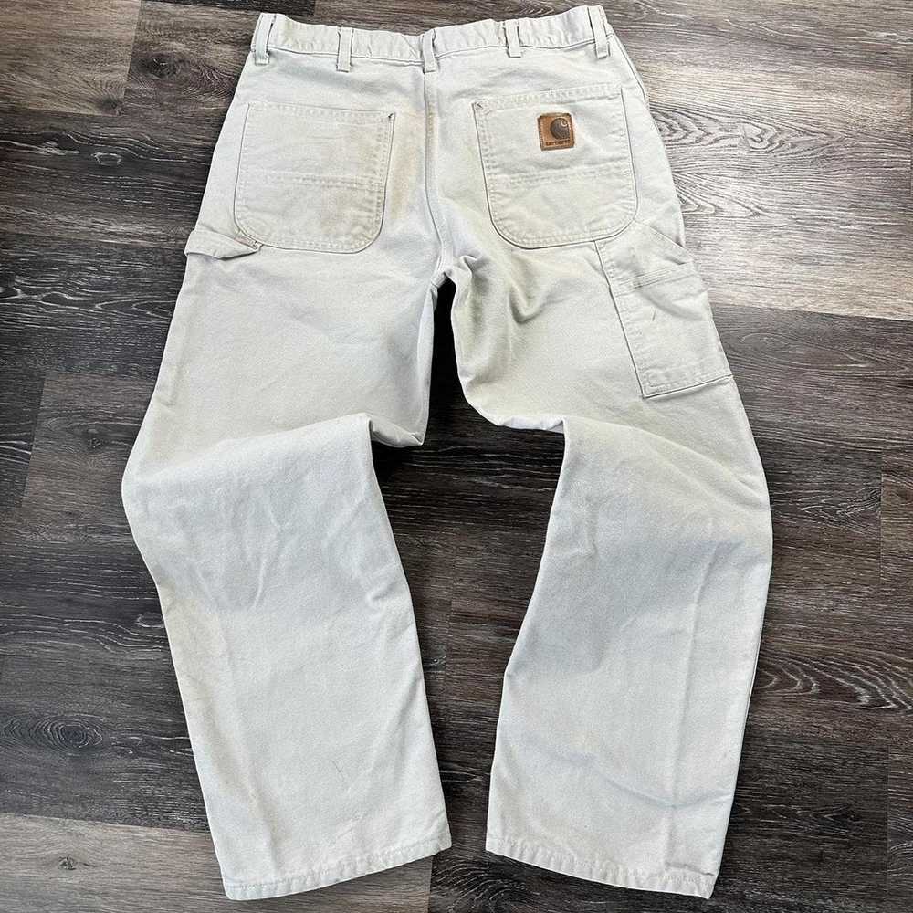 Carhartt carhartt cream work pants - image 2