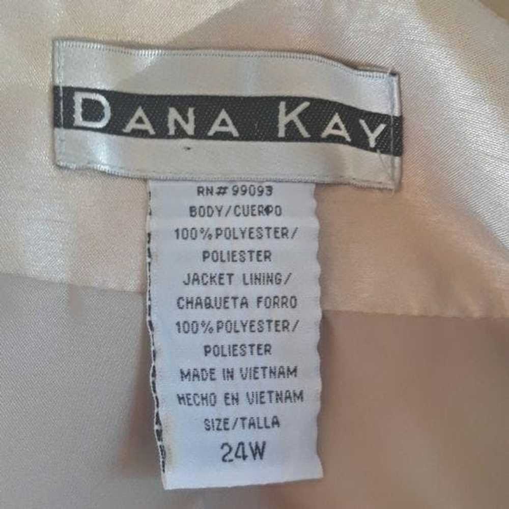 Vintage 80's Dana Kay Blazer Plus Size Formal Gol… - image 3