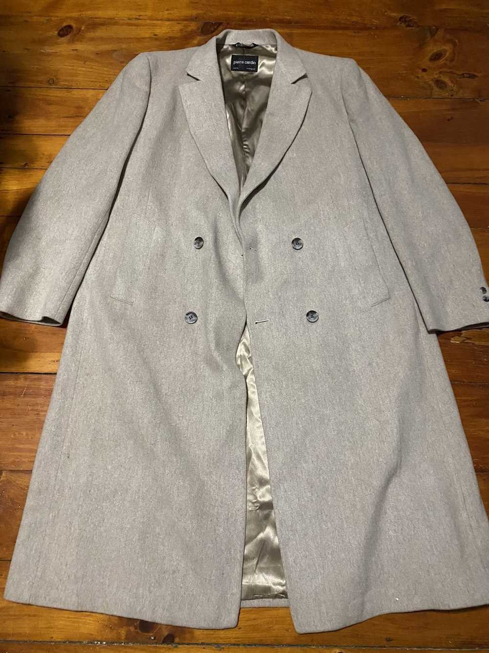 Pierre Cardin Pierre Cardin 100% Wool Overcoat Be… - image 1
