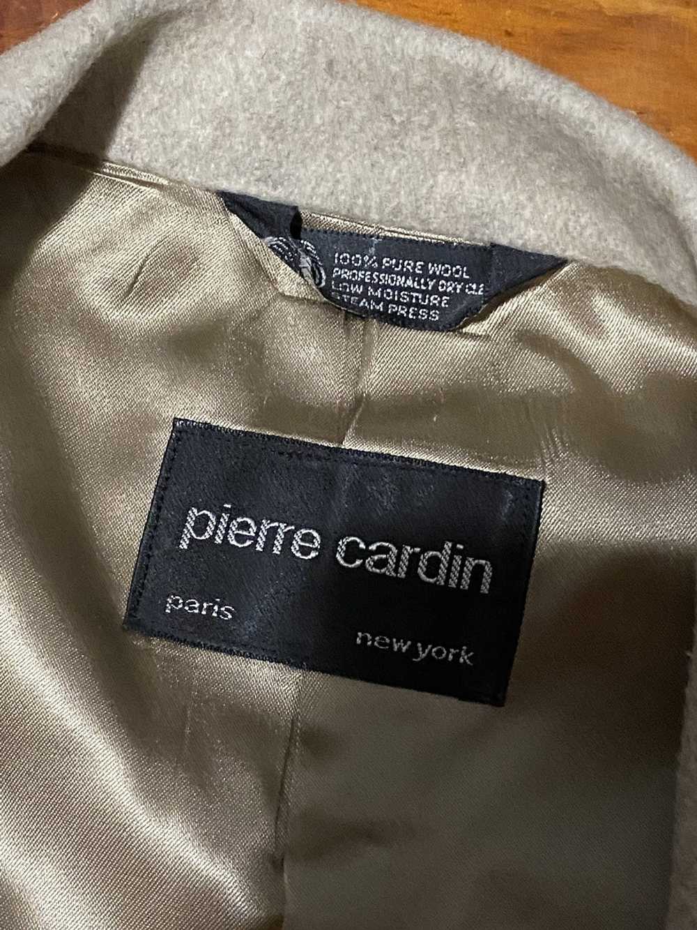 Pierre Cardin Pierre Cardin 100% Wool Overcoat Be… - image 5