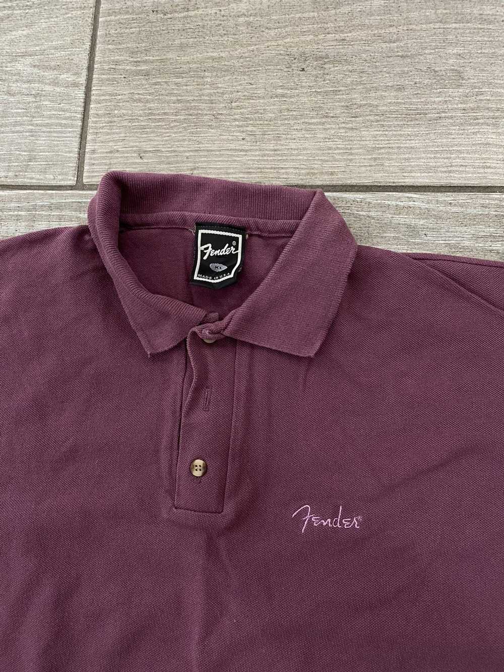 Fender × Made In Usa Vintage Fender Guitar Polo T… - image 2