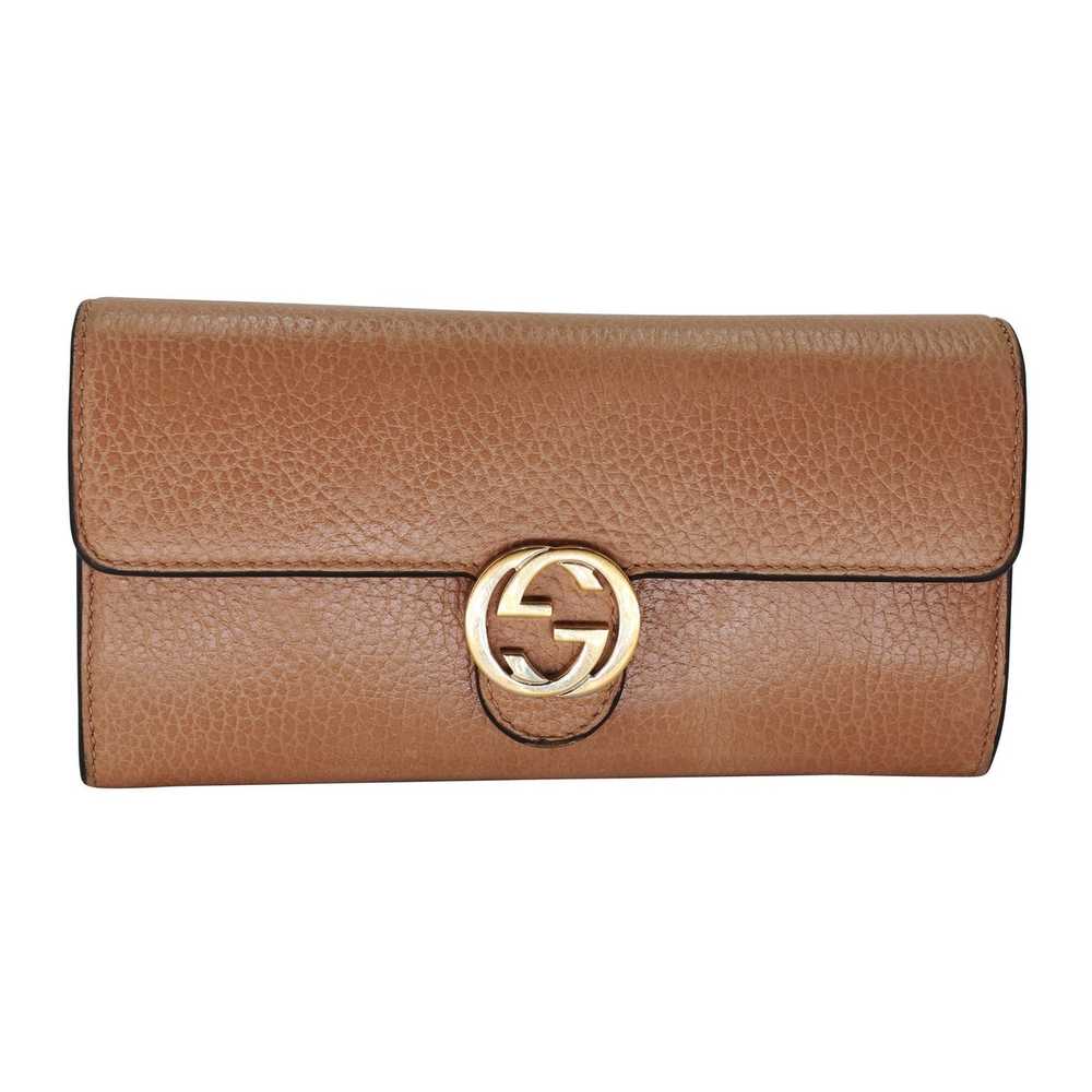 Gucci Interlocking GG Zip Around Long Wallet GG-W… - image 2