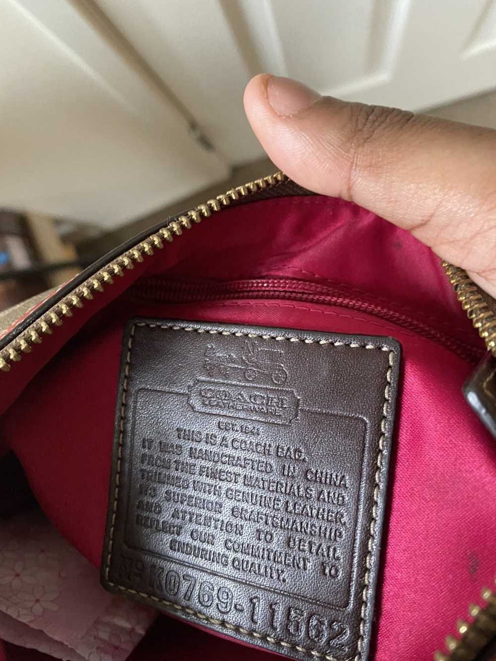 Coach × Vintage Coach y2k pink shoulder bag - image 3