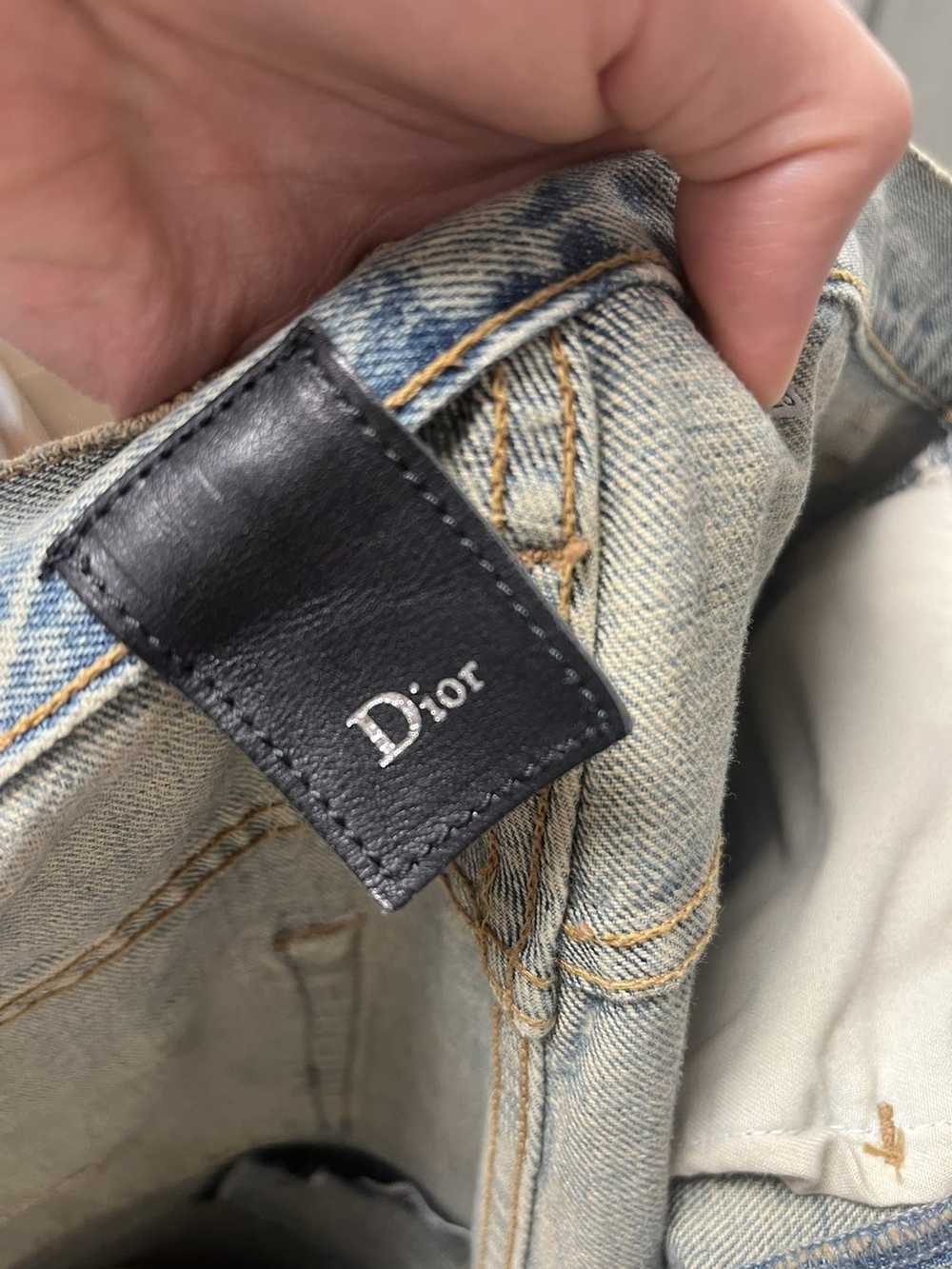 Dior Dior homme 06ss crash repair denim jeans tra… - image 10