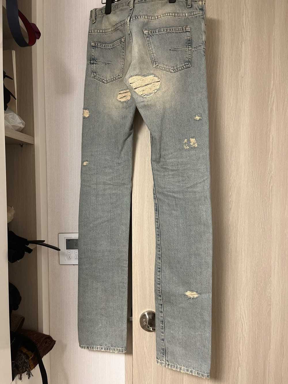 Dior Dior homme 06ss crash repair denim jeans tra… - image 4