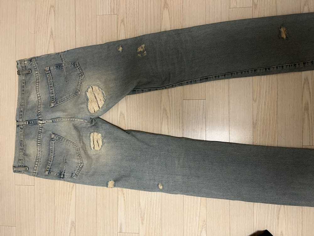 Dior Dior homme 06ss crash repair denim jeans tra… - image 8