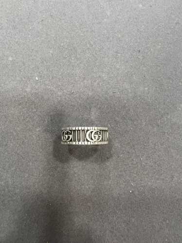 Gucci Gucci Double GG ring in Aged Sterling Silver