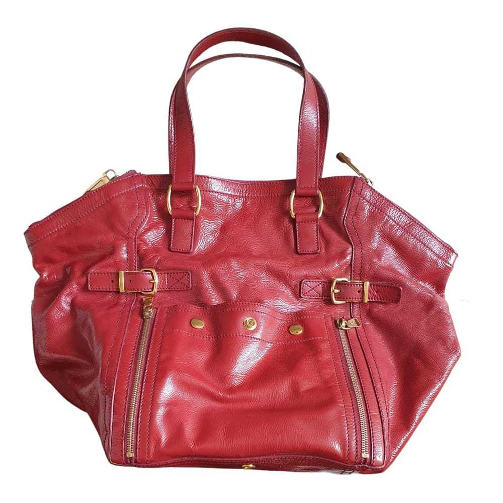 Yves Saint Laurent Downtown leather handbag - image 1