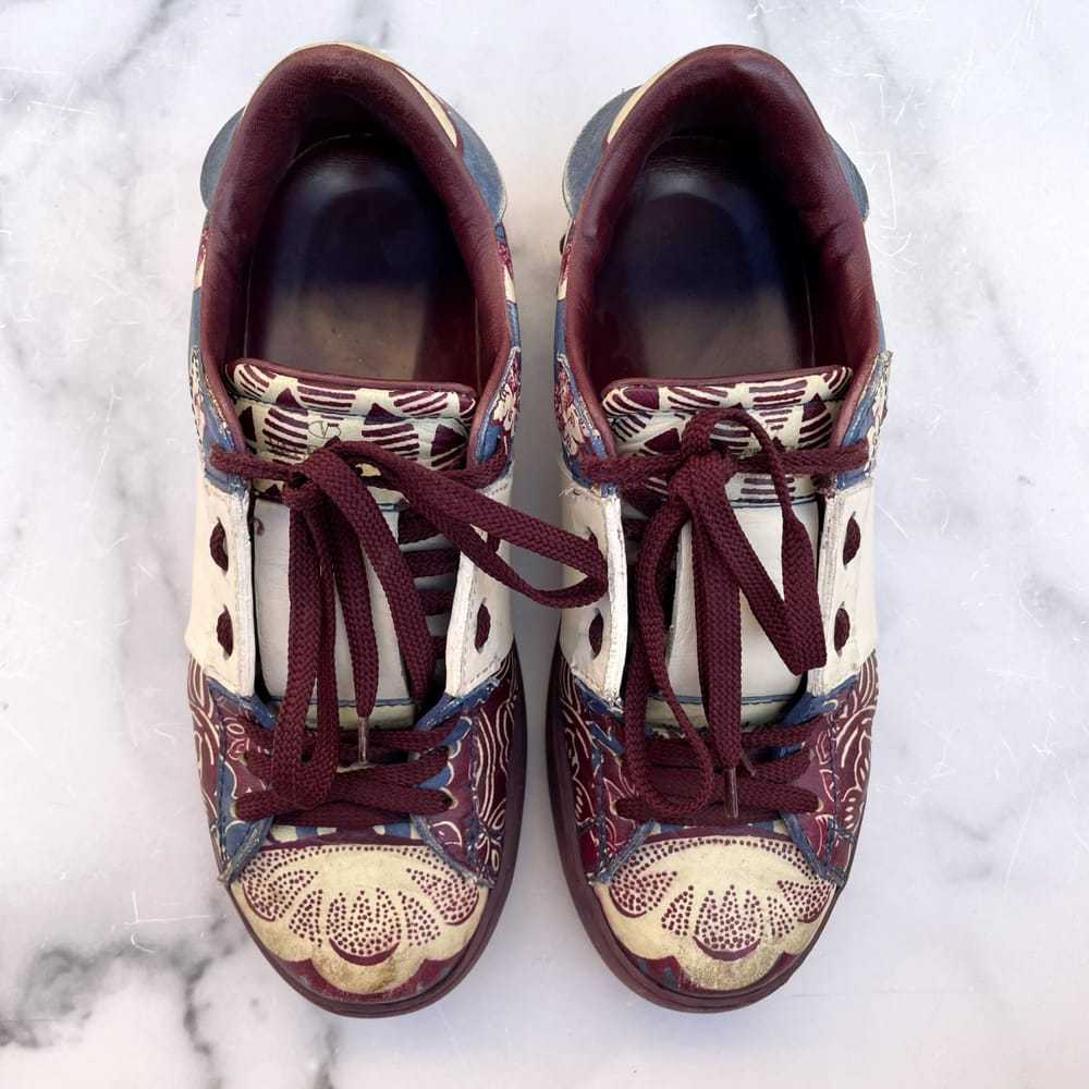 Valentino Garavani Open leather trainers - image 8