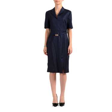 Hugo Boss Wool mid-length dress