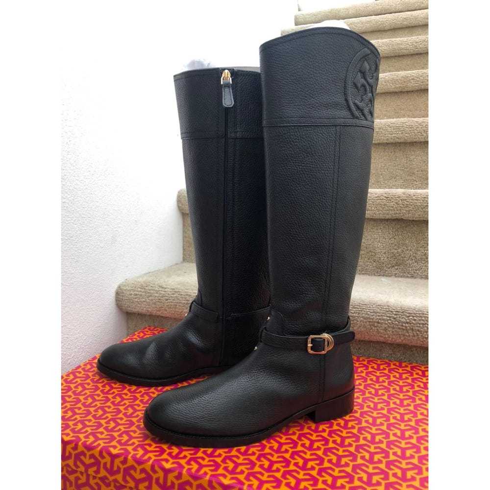 Tory Burch Leather riding boots - image 7