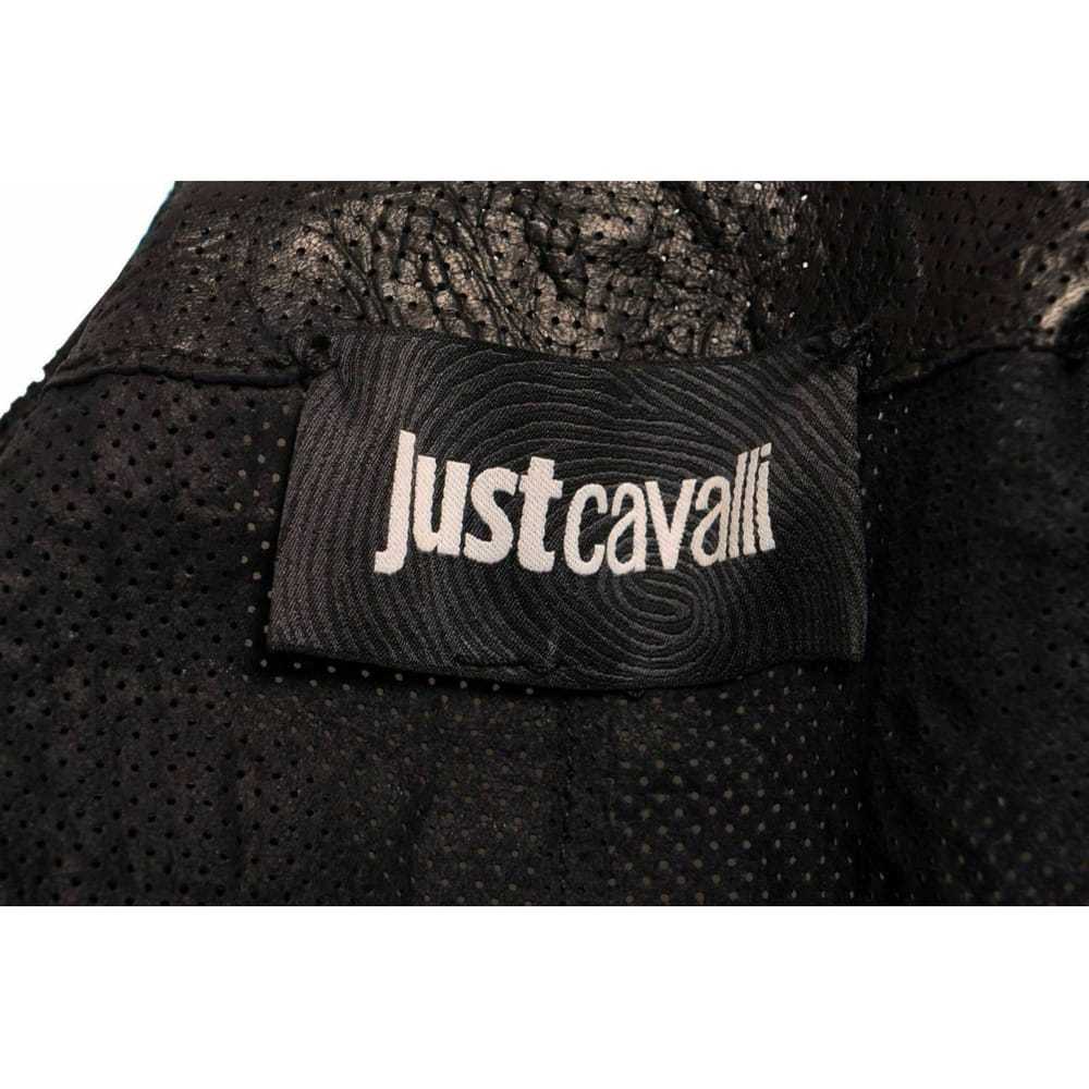 Just Cavalli Leather biker jacket - image 3