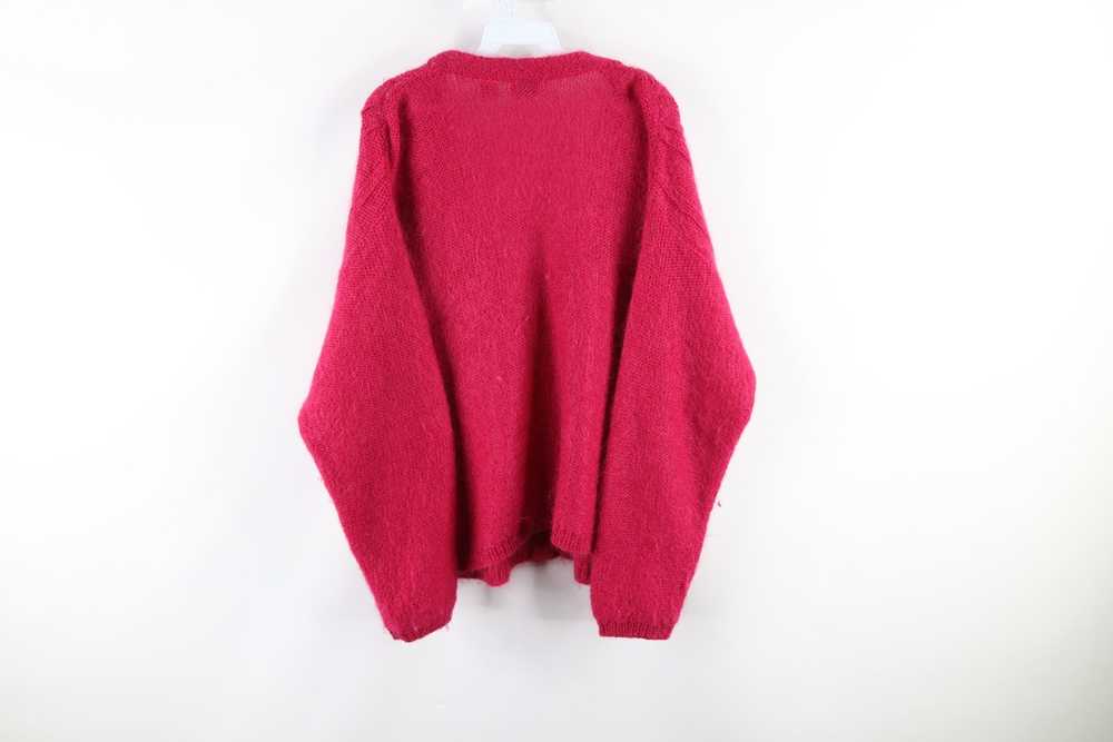 Vintage Vintage 90s Grunge Mohair Wool Cable Knit… - image 5