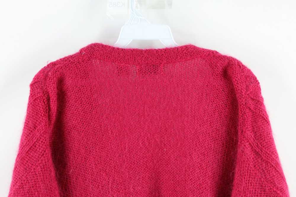 Vintage Vintage 90s Grunge Mohair Wool Cable Knit… - image 6