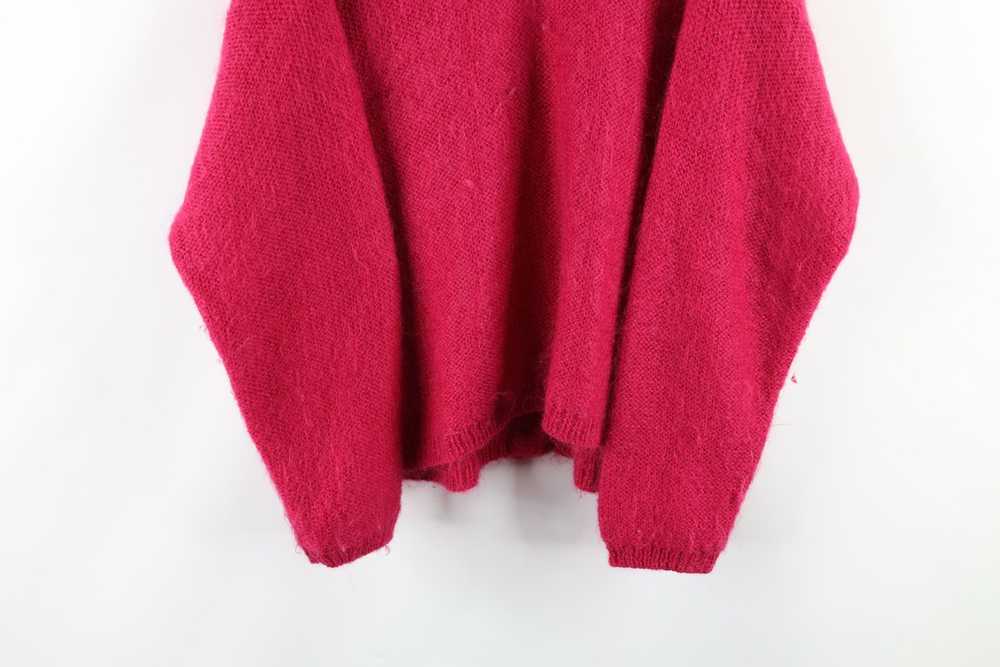 Vintage Vintage 90s Grunge Mohair Wool Cable Knit… - image 7