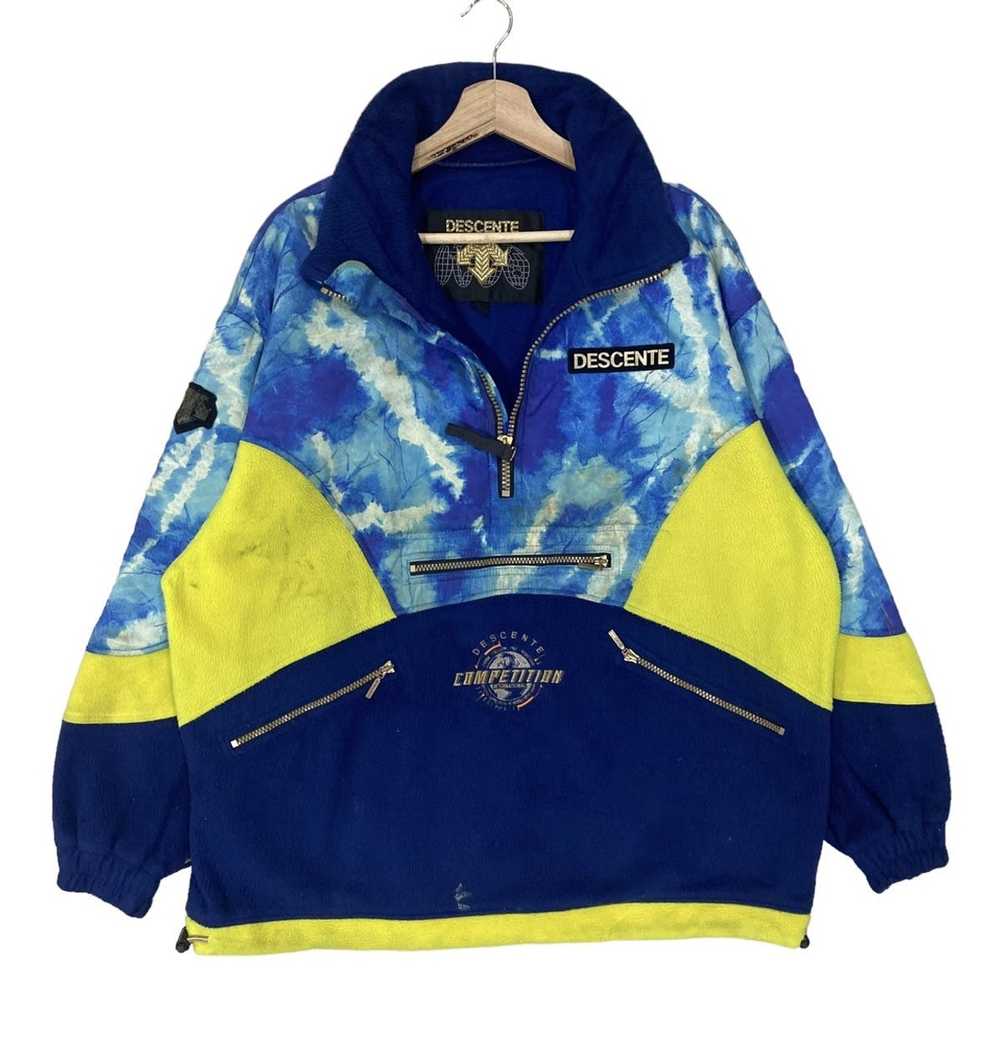 Descente × Vintage 🇯🇵 VTG DESCENTE ART HALFZIPP… - image 1