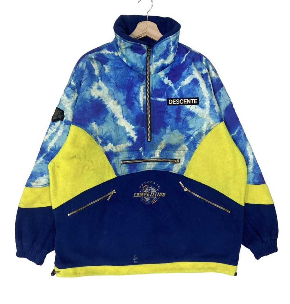 Descente × Vintage 🇯🇵 VTG DESCENTE ART HALFZIPP… - image 2