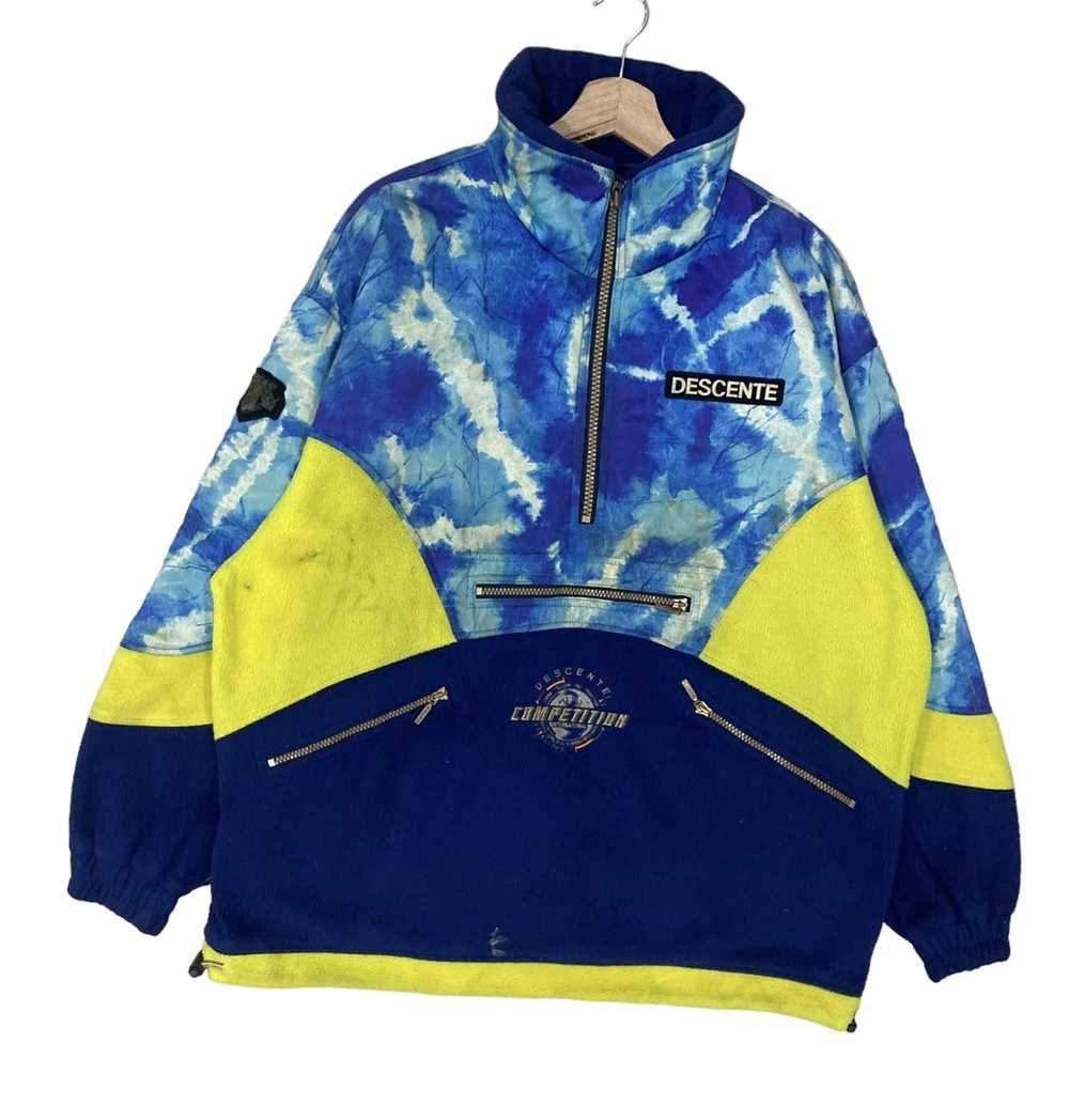 Descente × Vintage 🇯🇵 VTG DESCENTE ART HALFZIPP… - image 3