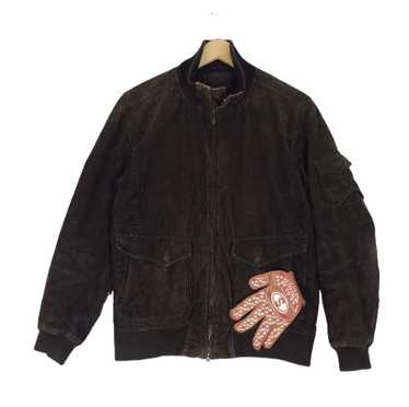 ジャケット・アウター SHIPS JET BLUE Single Riders JKT suede Ships jet blue - Gem