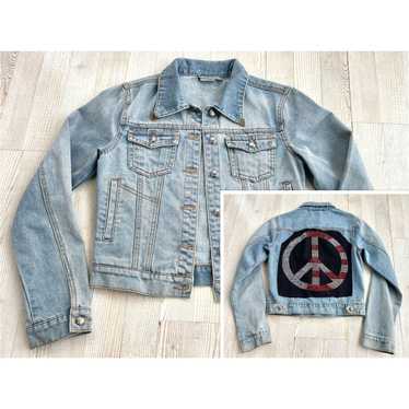 Other Somedays Lovin Rhinestone Peace Sign Denim J