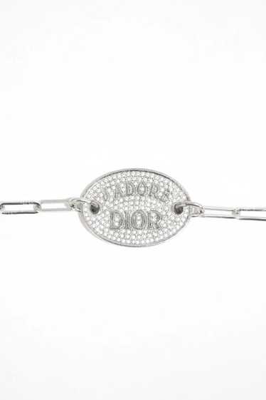 Jadore Dior Rhinestone Swarovski Silver Bracelet - image 1