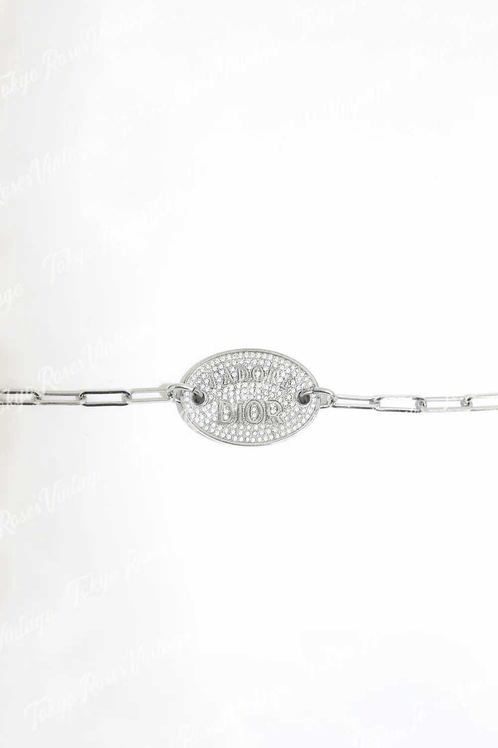 Jadore Dior Rhinestone Swarovski Silver Bracelet - image 4