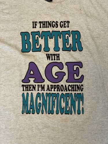 Vintage “Better with Age” Single Stitch comedy tsh