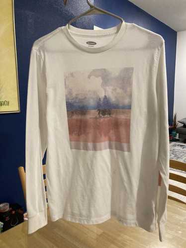 Old Navy × Streetwear Graphic White Old Navy T-shi
