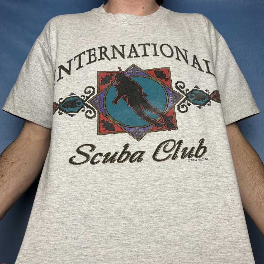 Vintage vintage scuba art t-shirt - image 4